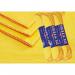 Yellow Duster Cloths Red Trim 28cm x 33cm 8-Pack NWT769