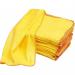Yellow Duster Cloths Red Trim 28cm x 33cm 8-Pack - PACK (36) NWT769P