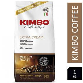 Kimbo Extra Cream 1kg Italian Coffee Beans - PACK (6) NWT7709P