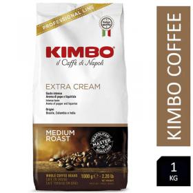 Kimbo Extra Cream 1kg Italian Coffee Beans - PACK (6) NWT7709P