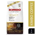 Kimbo Top Flavour 100% Arabica 1kg Italian Coffee Beans NWT7715