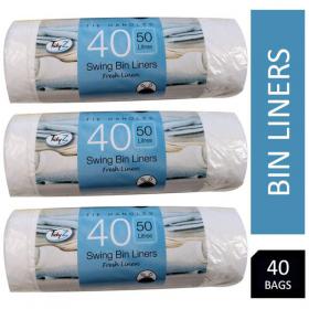 Tidyz Fragranced Jumbo Swing Bin Liners 40s - PACK (20) NWT7720P