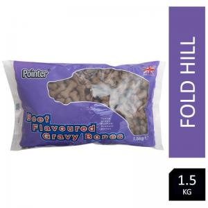 Fold Hill Pointer Beef Flavoured Gravy Bones 1.5kg NWT7736P