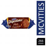 McVities Milk Chocolate Digestive Biscuits 266g NWT7746