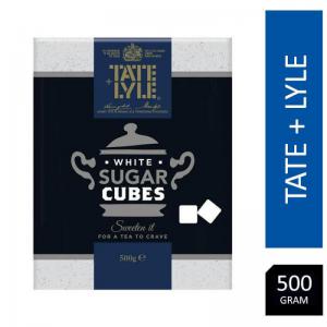 Tate & Lyle Fairtrade White Sugar Cubes 500g NWT7751P