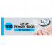 TidyZ B0262 Freezer Bags Tie Handle Large 100s NWT7798