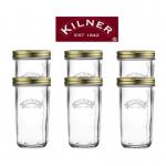 Kilner Wide Mouth Screw Top Lid Preserving Glass Jar 1.0 Litre Transparent (0025.067) - PACK (6) NWT7810P