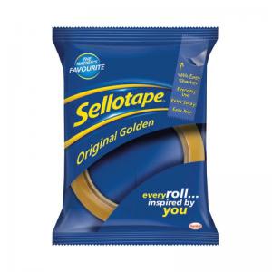 Sellotape Original Golden Tape 24mm x 50m 1677859 NWT7813