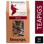 Teapigs Chai Whole Leaf Tea Temples 50s NWT7820