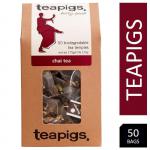 Teapigs Chai Whole Leaf Temple Tea Bags 50s - PACK (6) NWT7820P