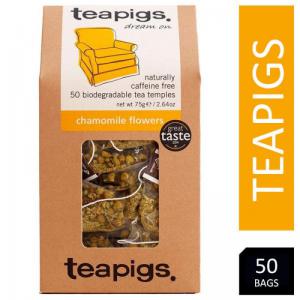 Teapigs Chamomile Whole Flower Temple Tea Bags 50s NWT7824
