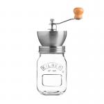 Kilner Branded Coffee Grinder Set with Glass 500ml0.5 Litre Screw Top Storage Jar (0025.785) NWT7826