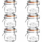 Kilner Branded 0.5 Litre Square Glass Clip Top Preservation Storage Jar (0025.510) - PACK (12) NWT7827P