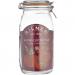 Kilner LARGE Branded 3 Litre Square Glass Clip Top Preservation Storage Jar (0025.494) NWT7830