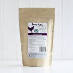A photo of Tata Consumer Products Limited Fruit And Herbal Tea Teapigs Everyday Brew Black Loose Tea 250g - PACK(4) NWT7834P shows a delicious and fragrant blend of rich black tea leaves and natural fruit and herbal flavors. The loose tea is a deep, dark brown color and is packaged in an attractive and sturdy container.