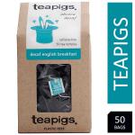 Teapigs Decaf English Breakfast Tea Temple 50s - PACK (6) NWT7836P