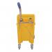 Yellow Colour Coded Wheeled Mop Bucket & Wringer 17L NWT7843
