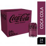 Cherry Coke Zero Cans 330ml (24 Cans) NWT7881