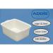 Addis Plastic LINEN Butler Large Rectangular Bowl 12.5 Litre NWT7903