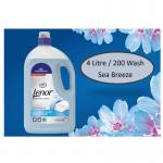 Lenor Fabric Conditioner SEA BREEZE Professional 4L CONCENTRATED 200 Wash - PACK (3) NWT7908P