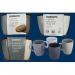 Sabichi Grey Mug Set of 4 x13oz Capacity - Stoneware Mugs NWT7910