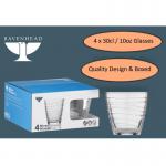 Ravenhead Essentials Set of 4 x 30cl10oz, Swirl Mixer Glasses Gift Boxed - PACK (6) NWT7919P