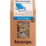 Teapigs Lemon & Ginger Enveloped Tea Bags 50s NWT7932