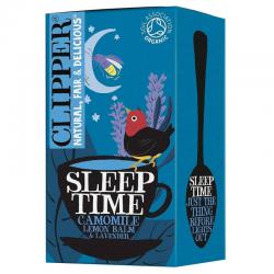 Clipper Sleep Time Organic Chamomile, Lemon Balm & Lavender Envelopes 20s NWT7939