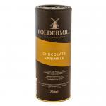 Poldermill Chocolate Sprinkle Shaker Drums 250g NWT7945