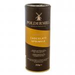 Poldermill Chocolate Sprinkle Shaker Drums 250g - PACK (6) NWT7945P