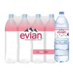 Evian Natural Spring Water 1.5 Litre (Pack of 8) 143136 NWT7956