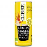 Clipper Lemon Ginger & Rooibos Organic Fusion 12x250ml NWT7959