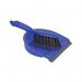 Janit-X Value Colour Coded Dustpan and Brush Set Blue - PACK (24) NWT7970P