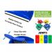 Janit-X Value Colour Coded Dustpan and Brush Set Green NWT7972