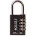 DEFENDER - Black Die-Cast Combination Padlock 40mm NWT7986