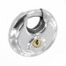 SECURIT Discus padlock Polished Stainless Steel  70mm NWT7990