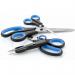 Judge JZ445 Set of 4 Scissors, Right Handed Scissors with Soft Grip Handles NWT7997