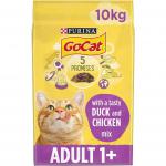 Go-Cat Complete Duck Rabbit & Chicken Dry Cat Food 10kg NWT8032