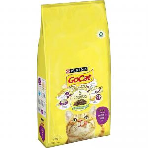 Go-Cat Adult Chicken & Duck Dry Cat Food 2kg NWT8034P