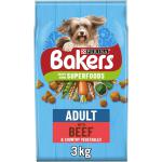 Bakers Beef & Veg Adult Dog Food 3kg NWT8036