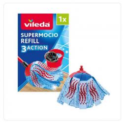 Vileda SuperMocio 3Action SINGLE Refill â€“ easy deep-cleaning NWT8046