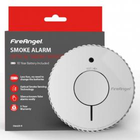 Fireangel Optical Smoke Alarm Sealed With 10 Year Life Battery NWT8051