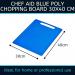 Chef Aid Professional Chopping Board 40x30cm Blue NWT8058
