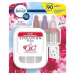 Febreze 3volution Plug in Machine with Ruby Jasmine - PACK (3) NWT8081P