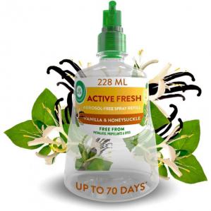 Airwick Active Fresh Air Freshener Spray Refill Vanilla &