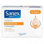 Sanex Bar Soap Dermatologically Sensitive 90g Bars 4 Pack NWT8112