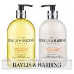 Baylis & Harding Sweet Mandarin & Grapefruit 2x500ml Bottle Set (in a Clear Acrylic Rack) - PACK (6) NWT8135P