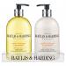 Baylis & Harding Sweet Mandarin & Grapefruit 2x500ml Bottle Set (in a Clear Acrylic Rack) - PACK (6) NWT8135P
