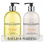 Baylis & Harding Sweet Mandarin & Grapefruit 2 Bottle Set in a Clear Acrylic Rack - PACK (6) NWT8135P