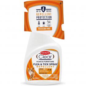 Bob Martin Clear Flea & Tick Repellent for the Cats & Home 300ml Spray NWT8141